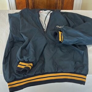 Retro Vintage Horseback Riding Team Lined Windbreaker XL